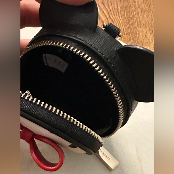 NWT！NEW！Kate Spade x Disney Minnie Bag Charm Key Fob Coin Purse Keychain - Picture 5 of 5